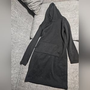S Black hoodie dress